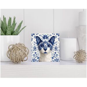 Tegel 15x15 cm Delfts blauw