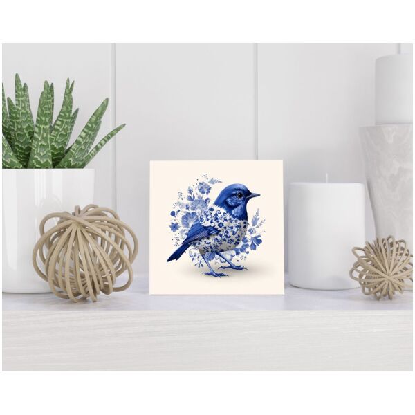 Tegel 15x15 cm Delfts blauw