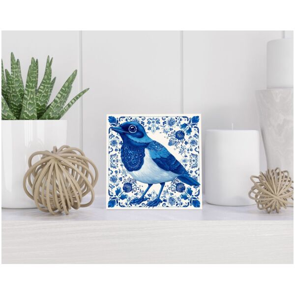 Tegel 15x15 cm Delfts blauw