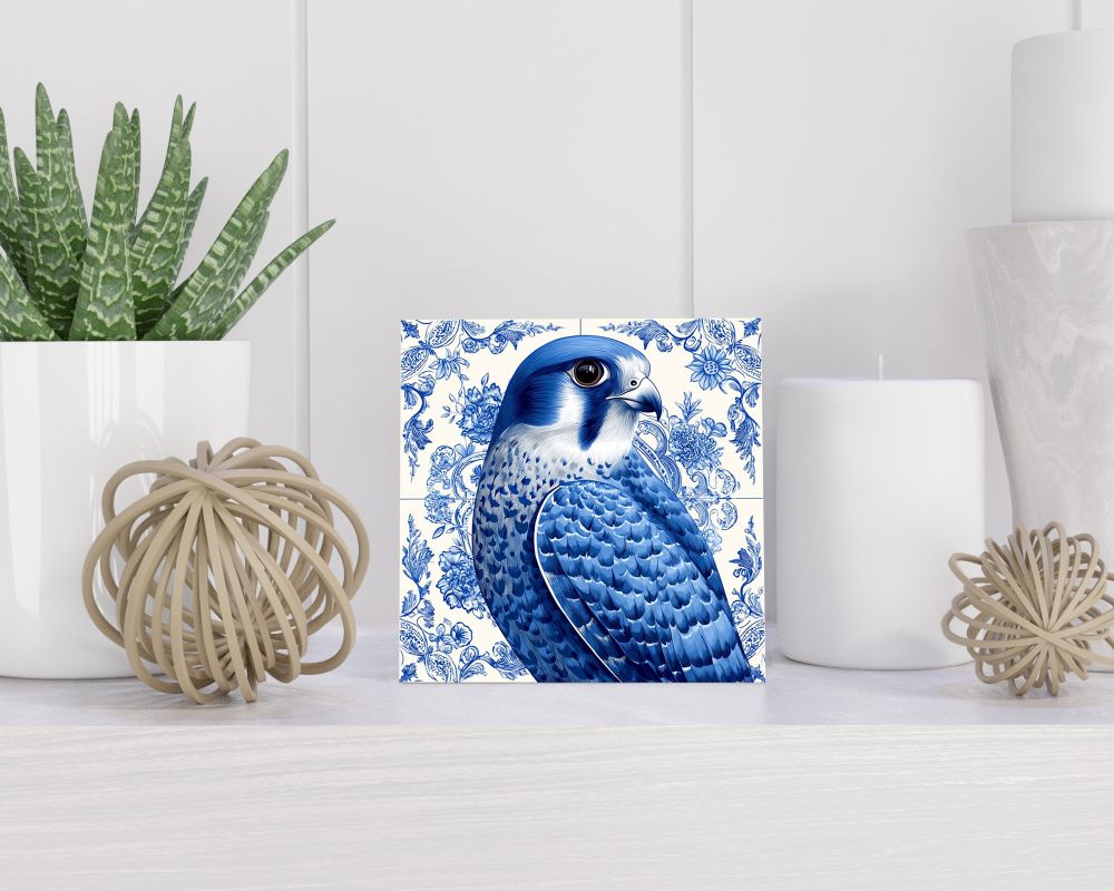 Tegel 15X15 Cm Met Delfts Blauw Cadeau Decoratie | Tegeltjes Met Tekst | Tegeltjes Met Spreuken | Collega | Oma | Opa | Pensioen | Mama | Papa | Vriend Tegel 15x15 cm Delfts blauw