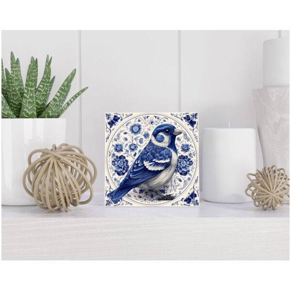 Tegel 15x15 cm Delfts blauw