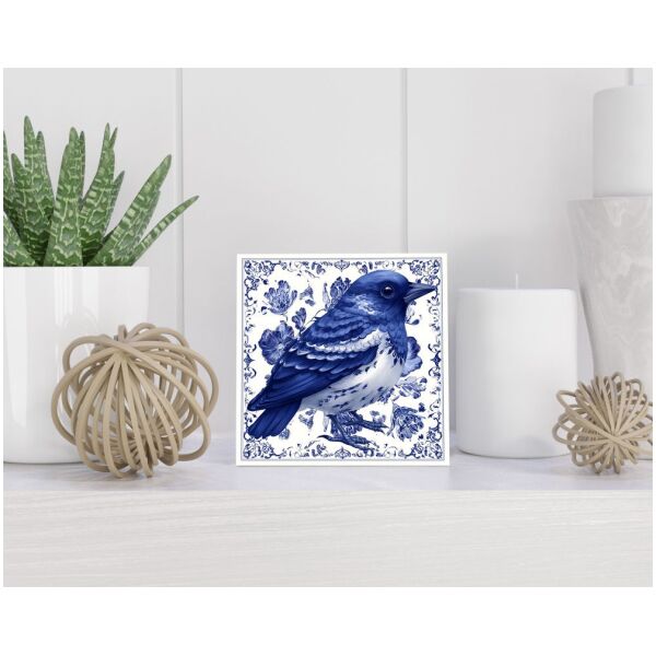 Tegel 15x15 cm Delfts blauw