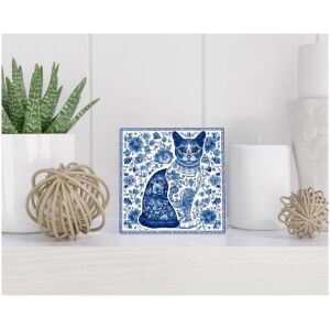 Tegel 15x15 cm Delfts blauw