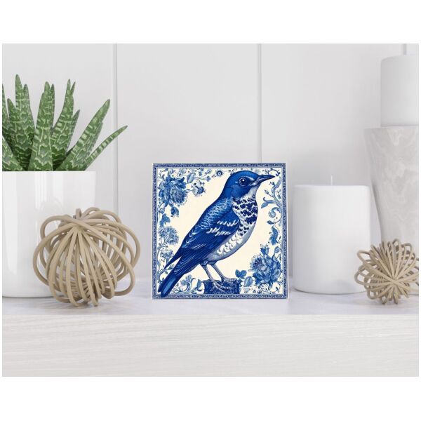 Tegel 15x15 cm Delfts blauw