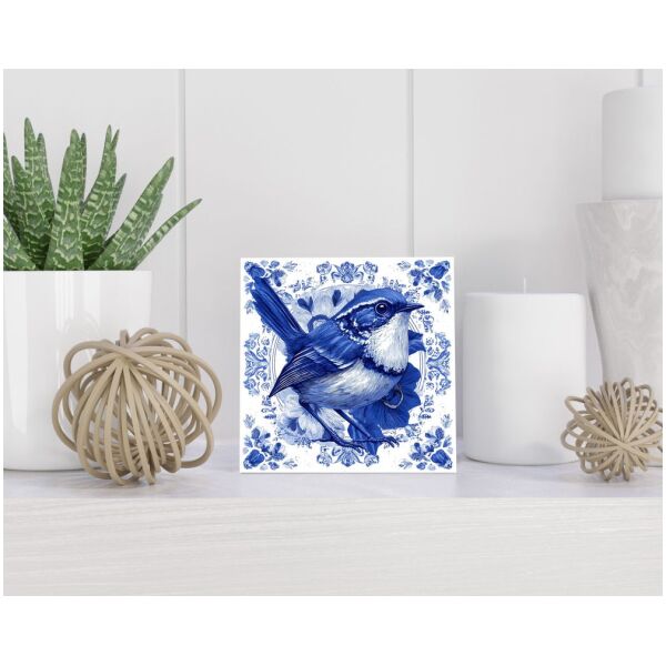 Tegel 15x15 cm Delfts blauw