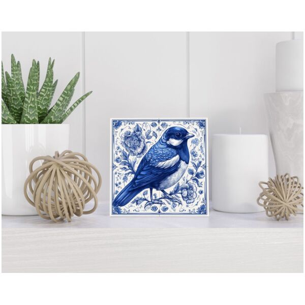 Tegel 15x15 cm Delfts blauw