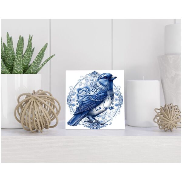 Tegel 15x15 cm Delfts blauw