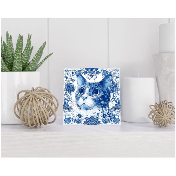 Tegel 15x15 cm Delfts blauw