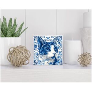 Tegel 15x15 cm Delfts blauw