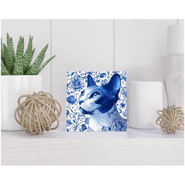 Tegel 15x15 cm Delfts blauw