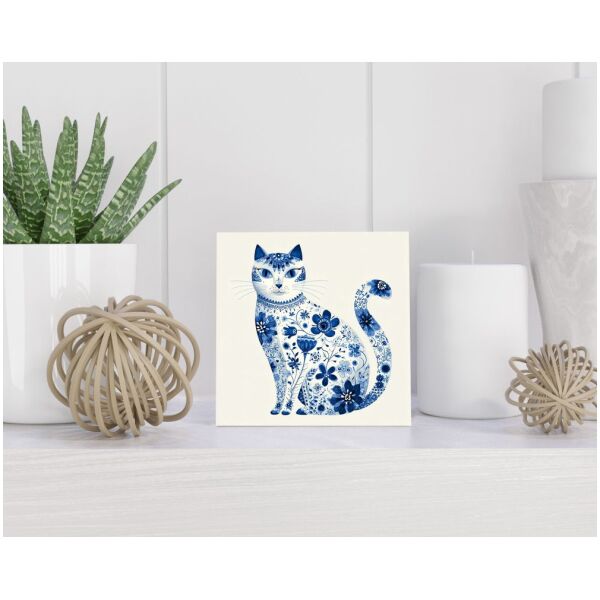 Tegel 15x15 cm Delfts blauw