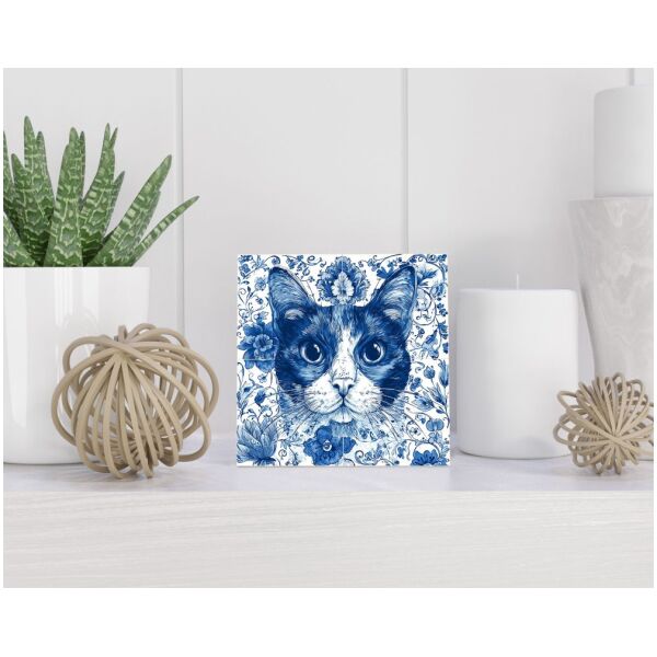 Tegel 15x15 cm Delfts blauw