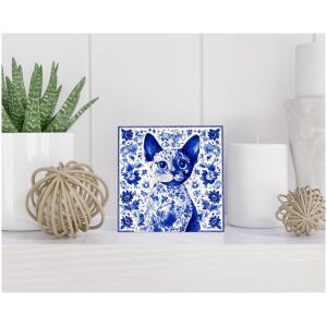 Tegel 15x15 cm Delfts blauw