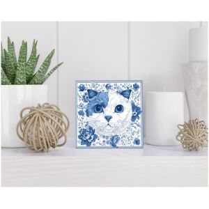 Tegel 15x15 cm Delfts blauw