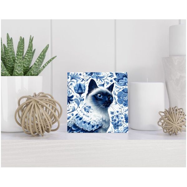 Tegel 15x15 cm Delfts blauw