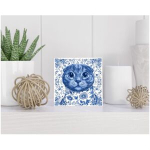 Tegel 15x15 cm Delfts blauw