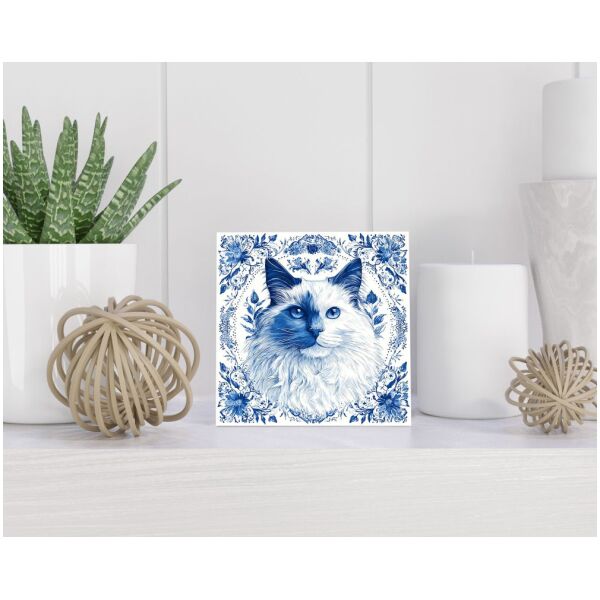 Tegel 15x15 cm Delfts blauw