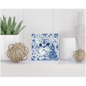 Tegel 15x15 cm Delfts blauw