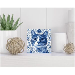 Tegel 15x15 cm Delfts blauw