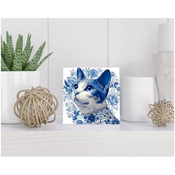 Tegel 15x15 cm Delfts blauw