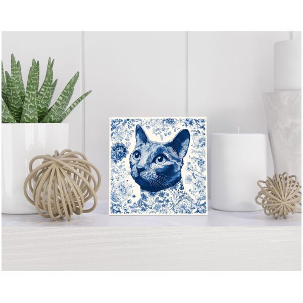 Tegel 15x15 cm Delfts blauw