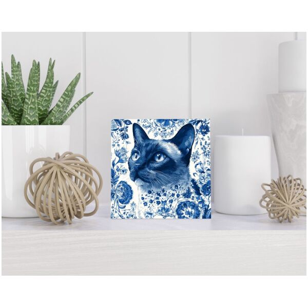 Tegel 15x15 cm Delfts blauw