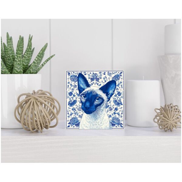 Tegel 15x15 cm Delfts blauw