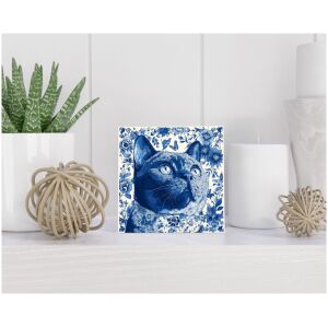 Tegel 15x15 cm Delfts blauw