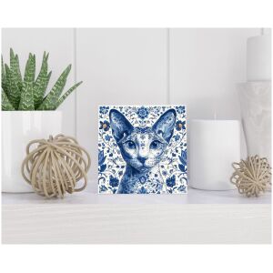 Tegel 15x15 cm Delfts blauw