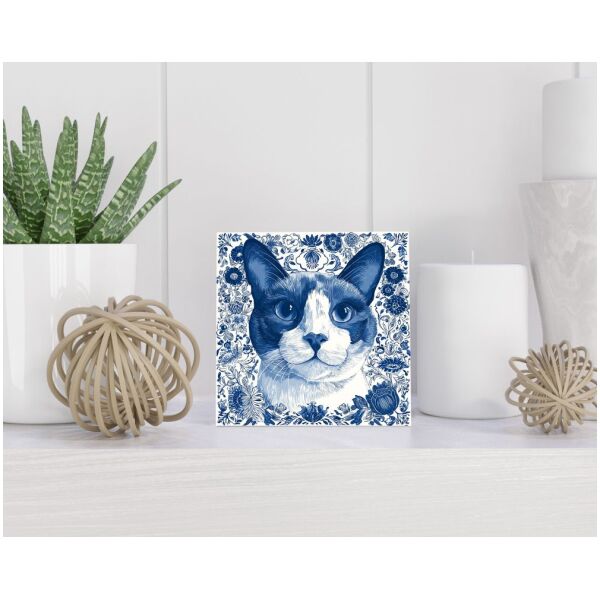 Tegel 15x15 cm Delfts blauw