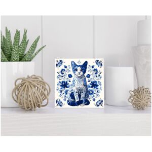 Tegel 15x15 cm Delfts blauw