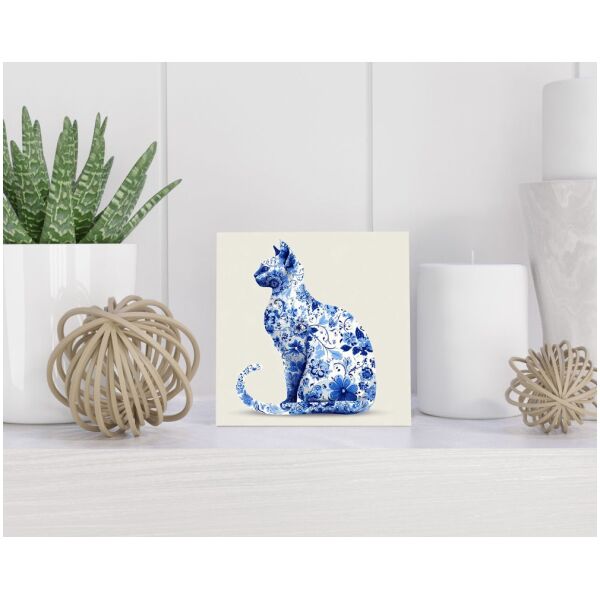 Tegel 15x15 cm Delfts blauw