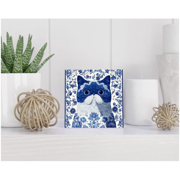 Tegel 15x15 cm Delfts blauw