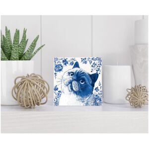 Tegel 15x15 cm Delfts blauw