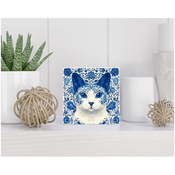 Tegel 15x15 cm Delfts blauw