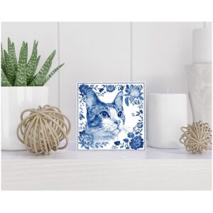 Tegel 15x15 cm Delfts blauw