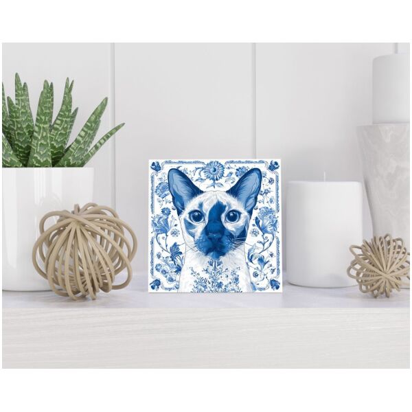 Tegel 15x15 cm Delfts blauw