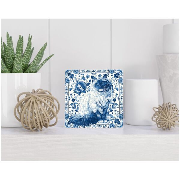 Tegel 15x15 cm Delfts blauw