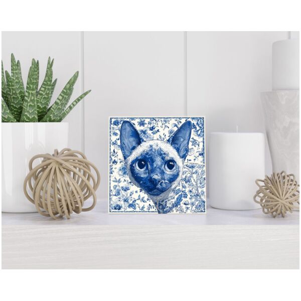 Tegel 15x15 cm Delfts blauw