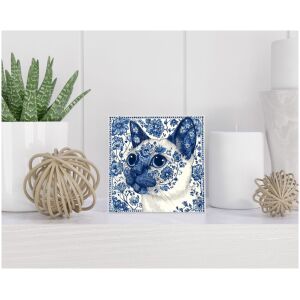 Tegel 15x15 cm Delfts blauw