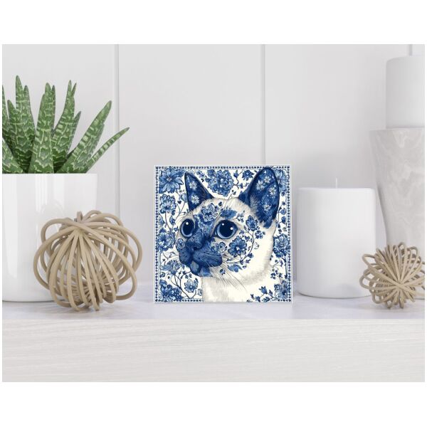 Tegel 15x15 cm Delfts blauw