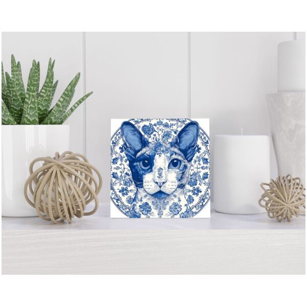 Tegel 15x15 cm Delfts blauw