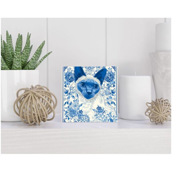 Tegel 15x15 cm Delfts blauw