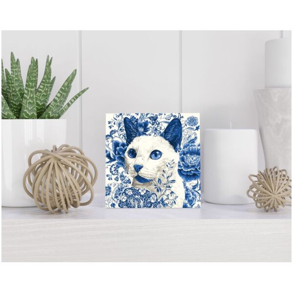 Tegel 15x15 cm Delfts blauw