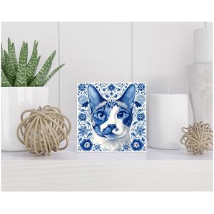 Tegel 15x15 cm Delfts blauw