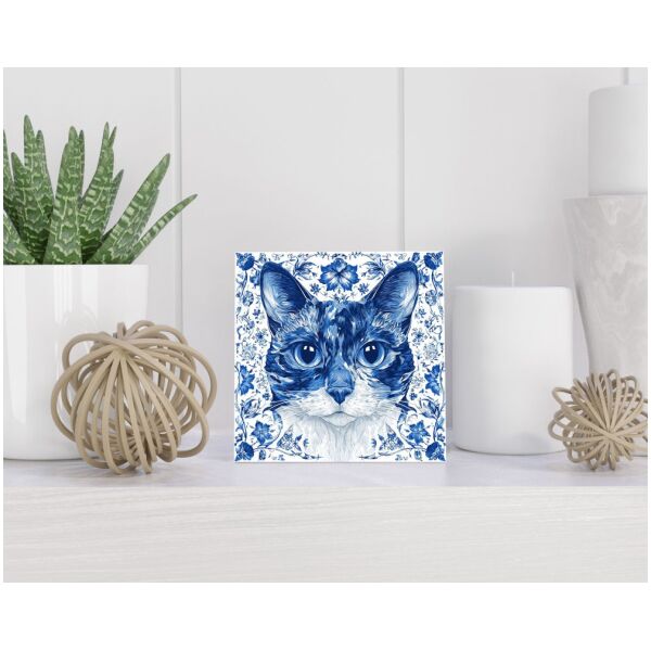 Tegel 15x15 cm Delfts blauw