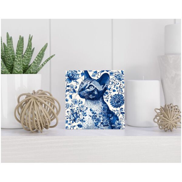 Tegel 15x15 cm Delfts blauw