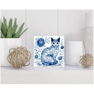 Tegel 15x15 cm Delfts blauw