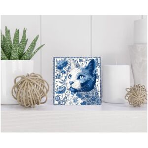 Tegel 15x15 cm Delfts blauw