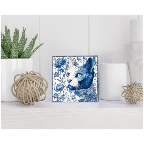 Tegel 15x15 cm Delfts blauw